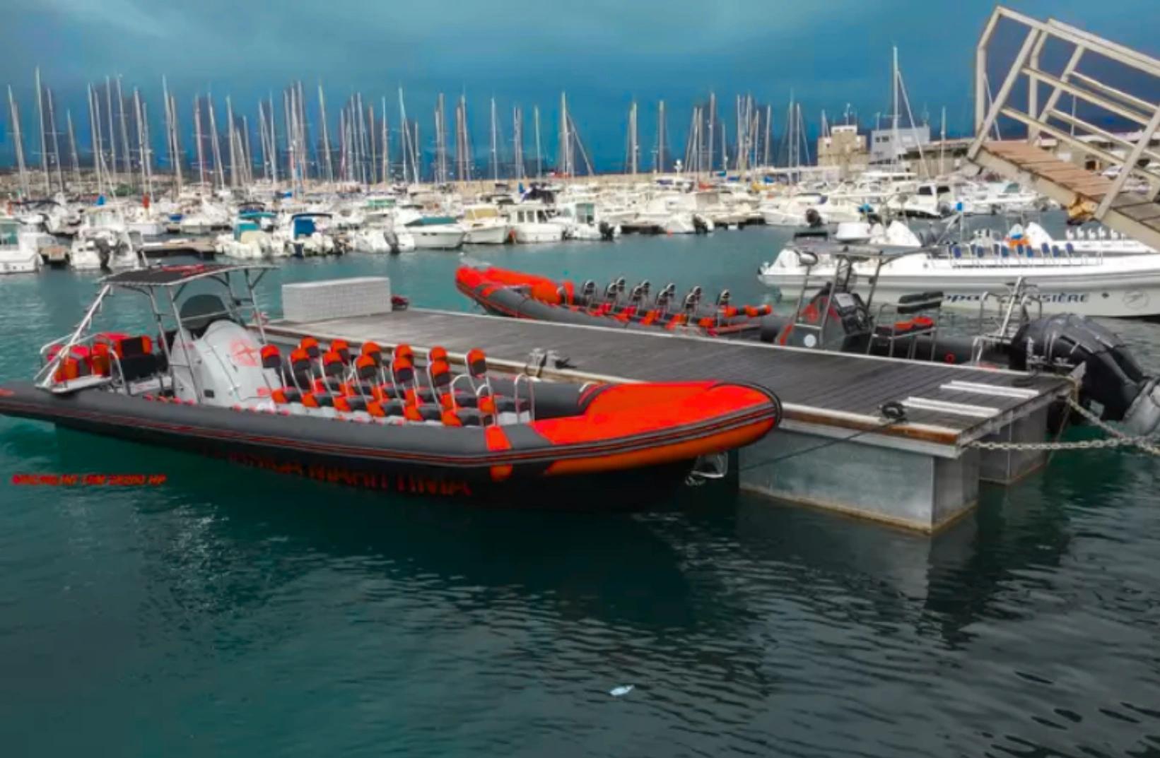 Balade en mer à bord de semi-rigide